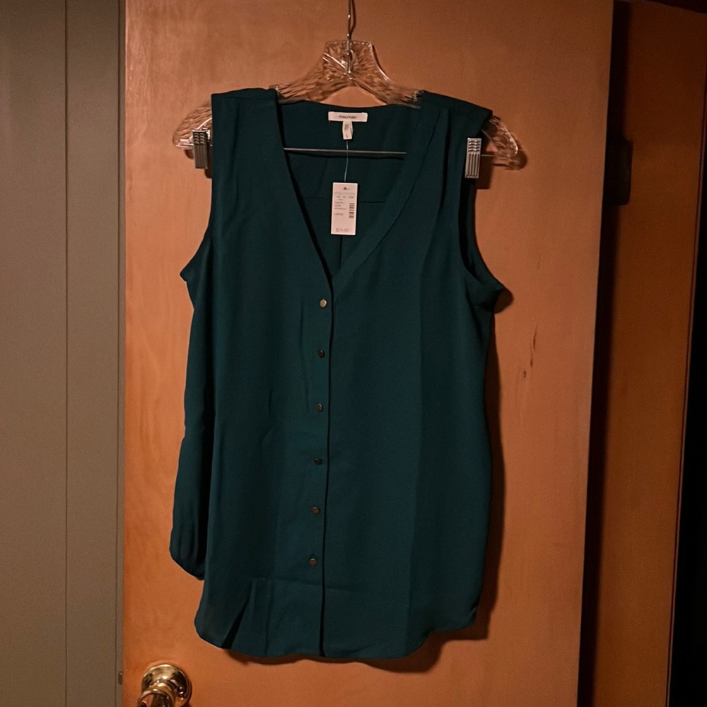 Beautiful Dark Teal Blouse / Maurice’s - You will feel very stylish in this !